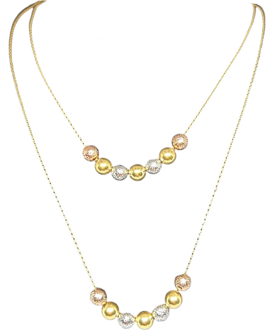 Aurora Bead Pendant Necklace