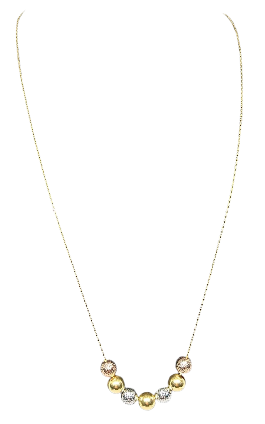 Aurora Bead Pendant Necklace