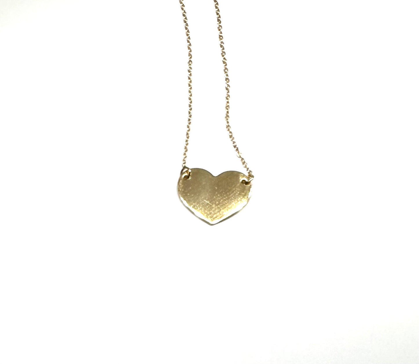 Golden Heart Whisper Necklace