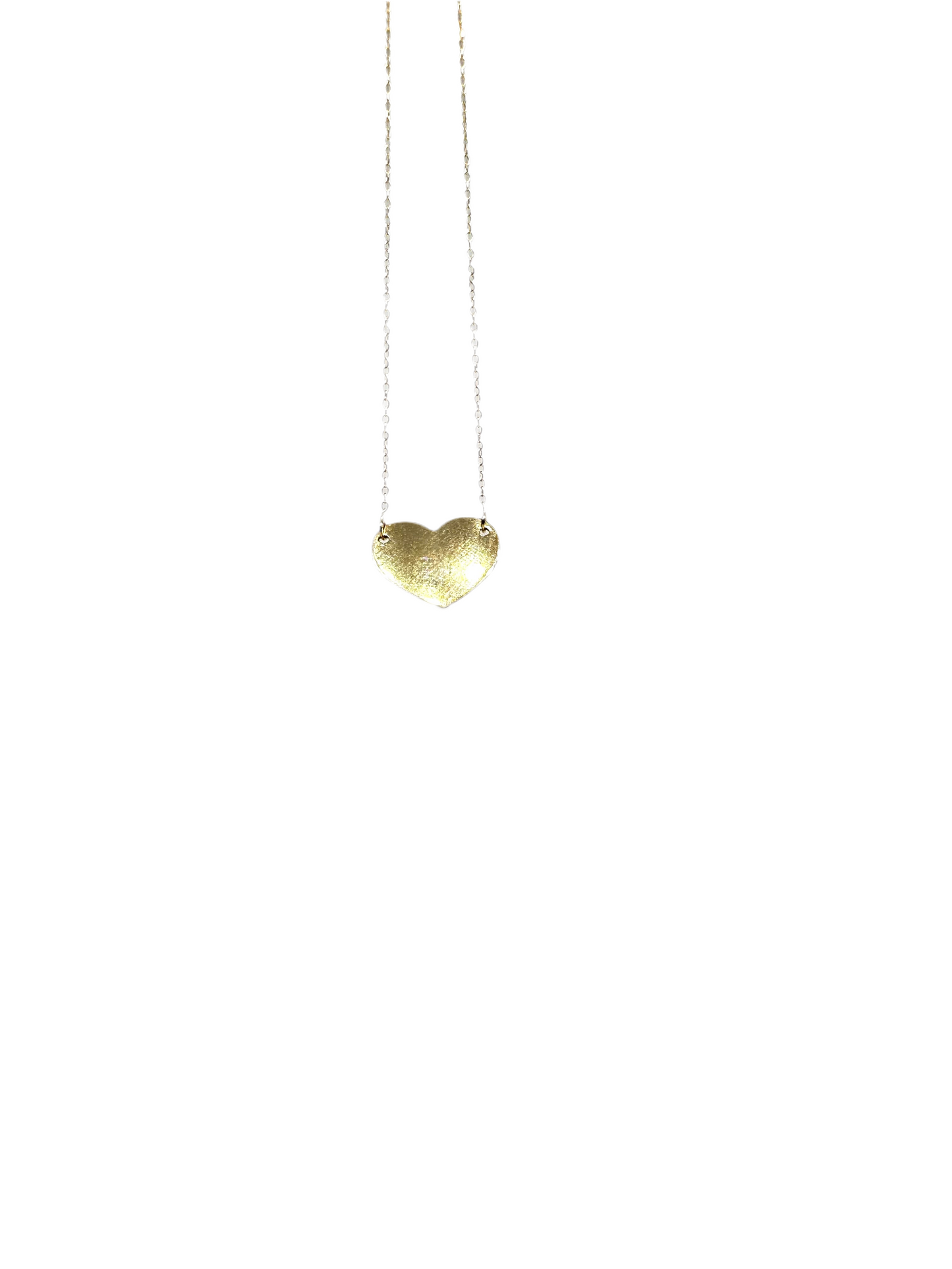 Golden Heart Whisper Necklace