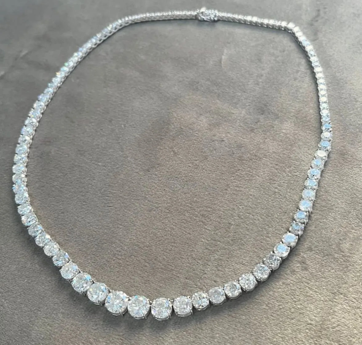 Luxury Diamond Tennis Neck Chain