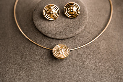 Modern Gold Ripple Set