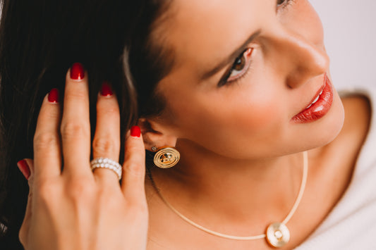 Modern Gold Ripple Set