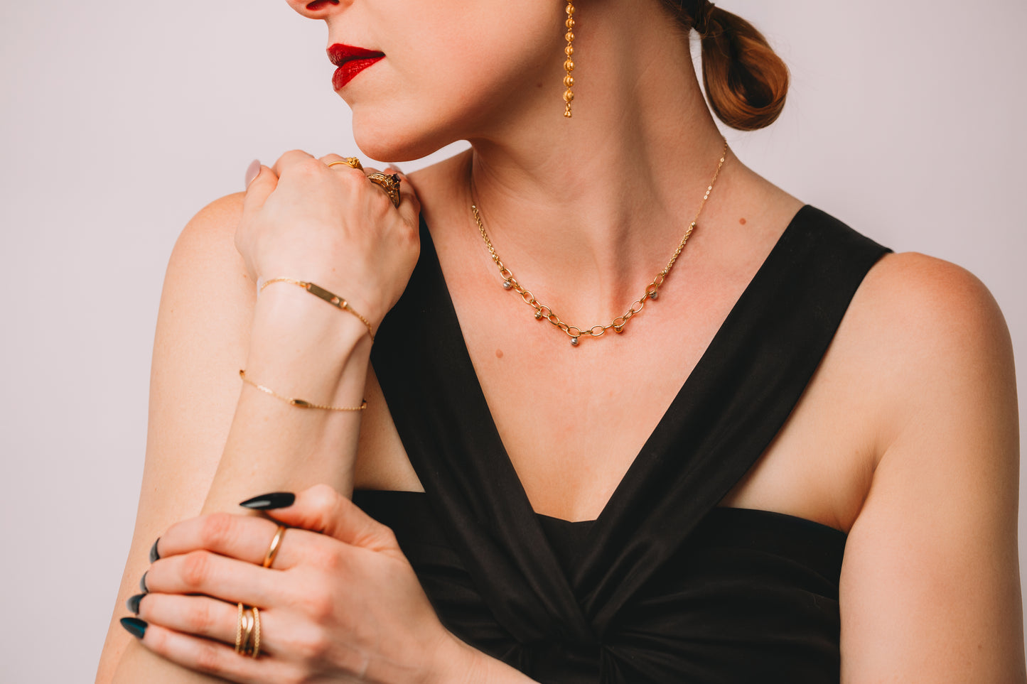 The Gilded Orbit Necklace