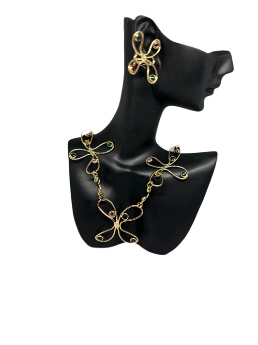 Multi-Stone Diva Necklace Set