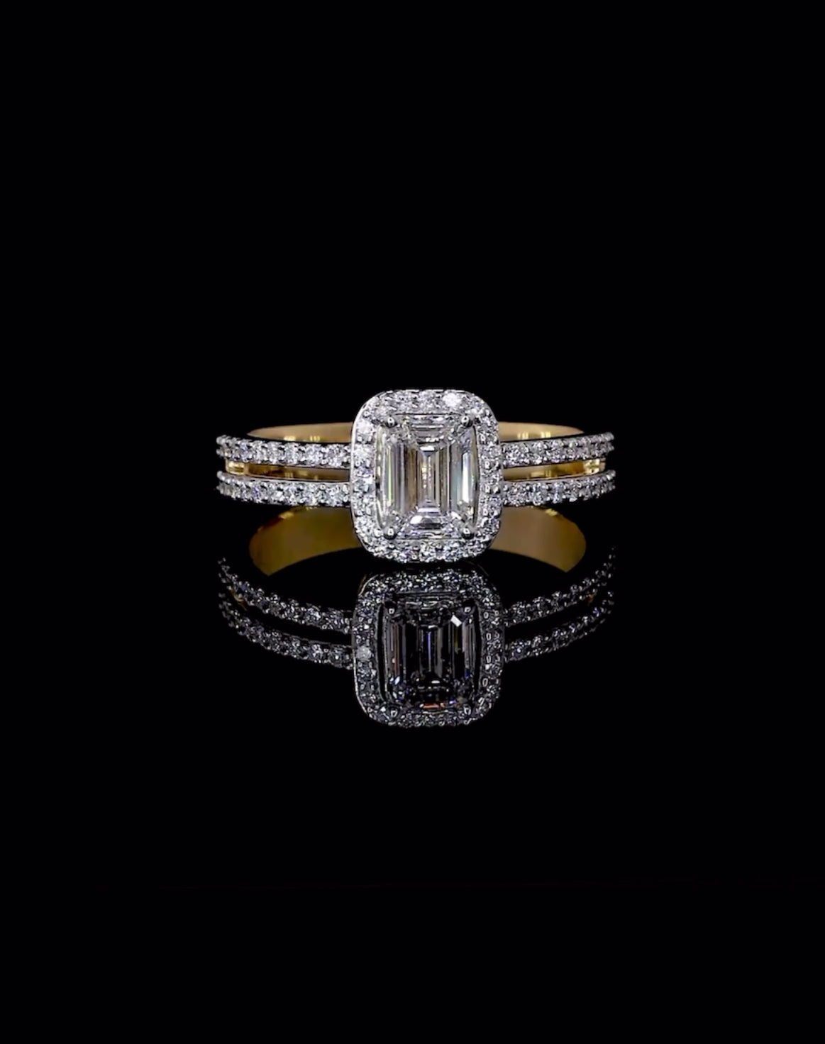 Emerald Cut Engagement Ring