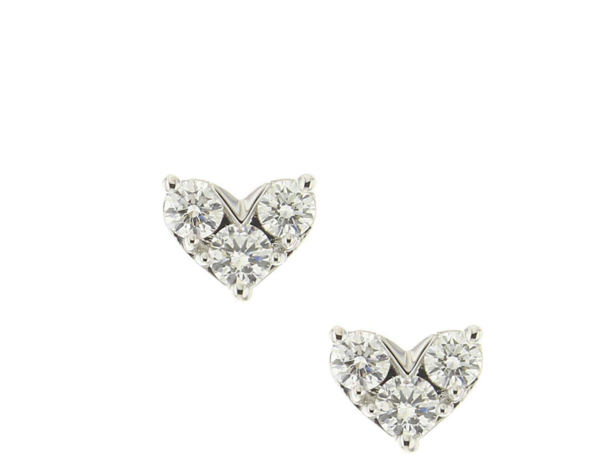 Cœur de Lumière Diamond Studs