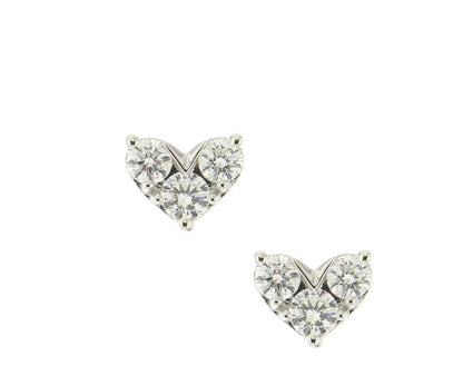 Cœur de Lumière Diamond Studs