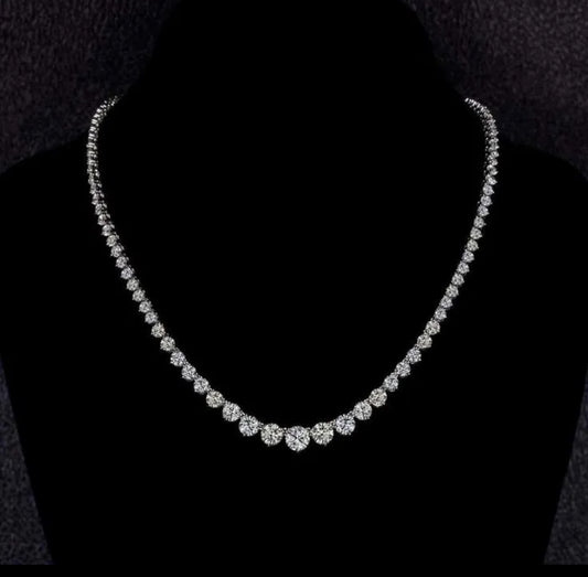 Luxury Diamond Tennis Neck Chain