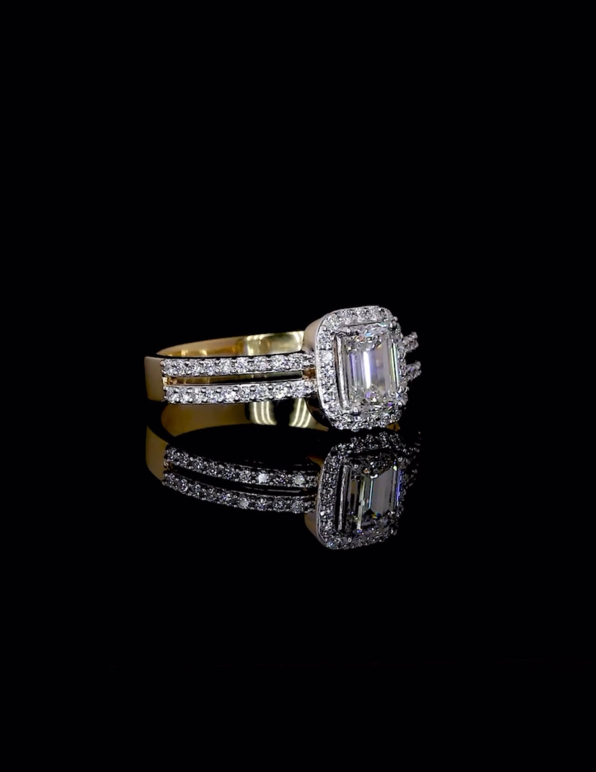 Emerald Cut Engagement Ring