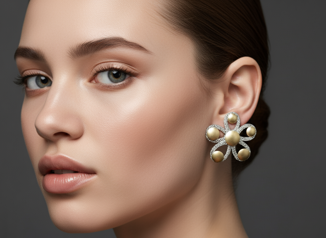 Fleur d’Or Royale Earrings