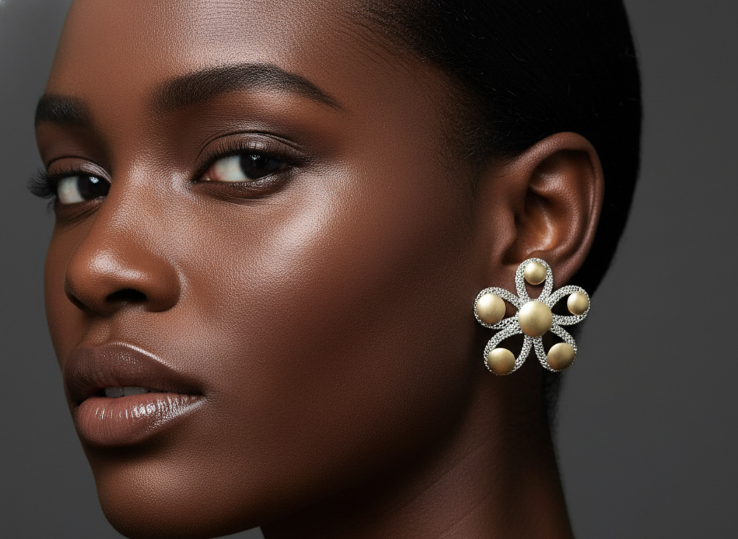 Fleur d’Or Royale Earrings
