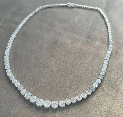 Luxury Diamond Tennis Neck Chain