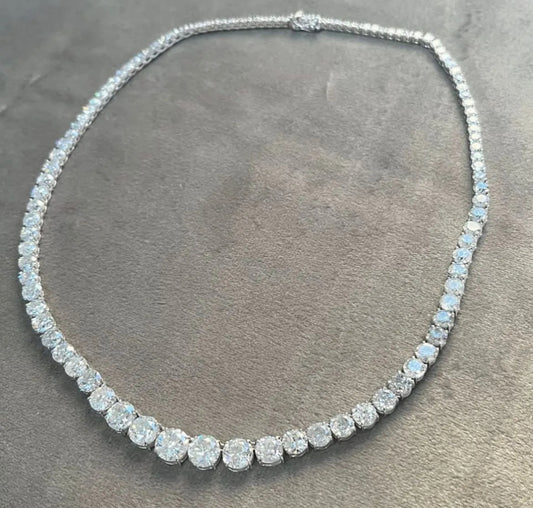 Luxury Diamond Tennis Neck Chain