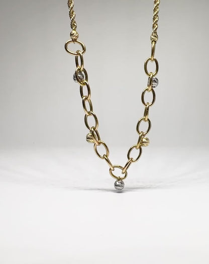 The Gilded Orbit Necklace